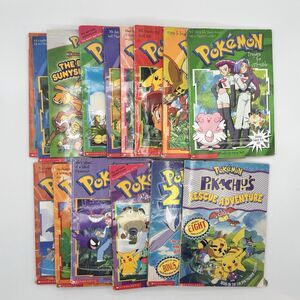 Pokemon Chapter Books Lot of 15 Scholastic Paperback Children's Anime Pikachu